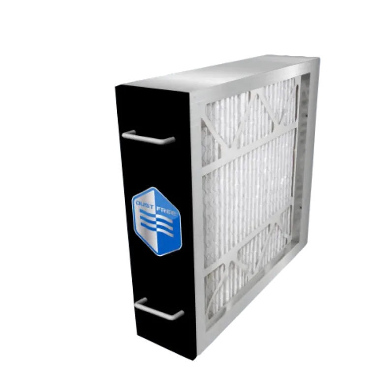 Dust Free filter rack with high efficiency (high MERV) filter